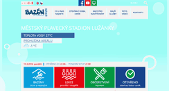 Desktop Screenshot of bazenzaluzankami.cz