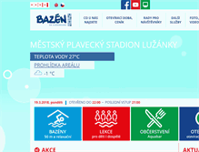 Tablet Screenshot of bazenzaluzankami.cz
